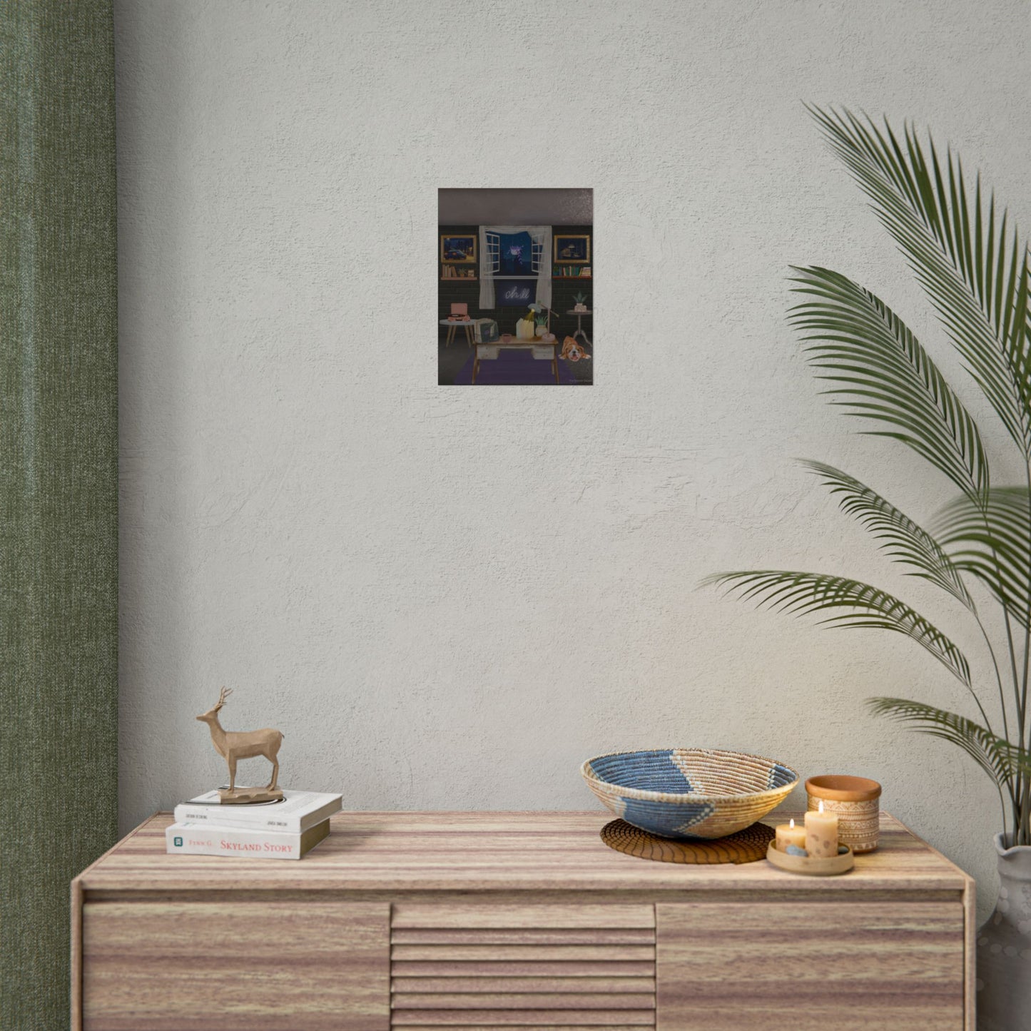 Chill Vibes Rolled Poster for Cozy Home Decor