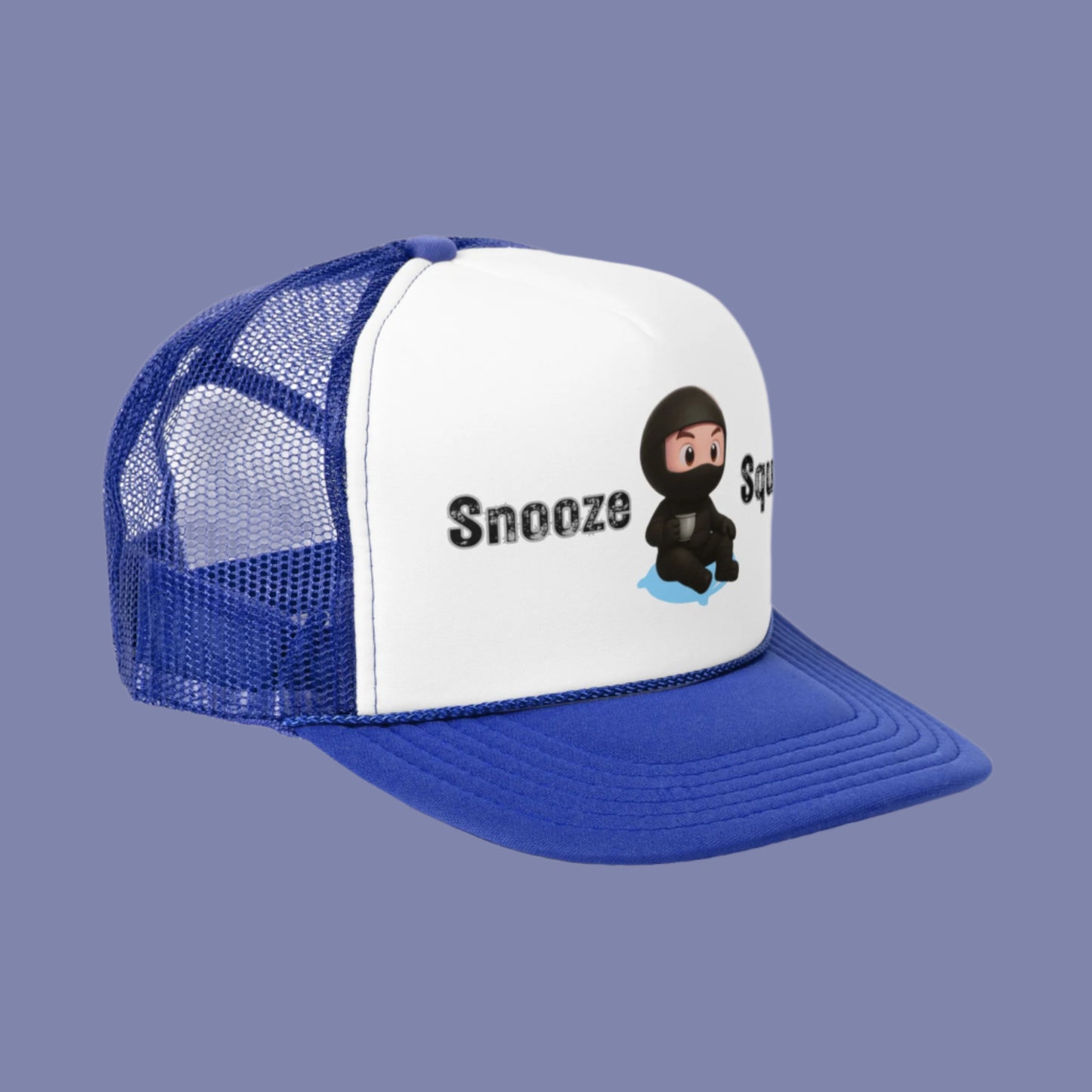 Snooze Squad Kaito Trucker Cap - Lo-Fi Ninja Vibes!