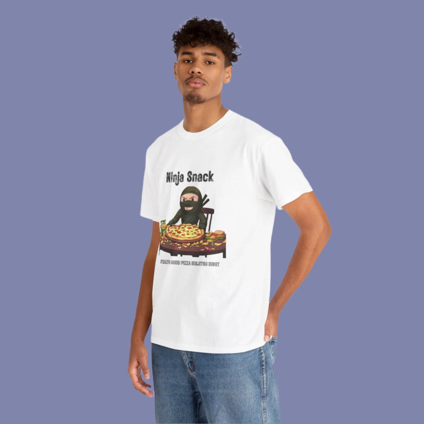 Ninja Snack Tee - Stealth Mode: Pizza Ninjitsu Night!