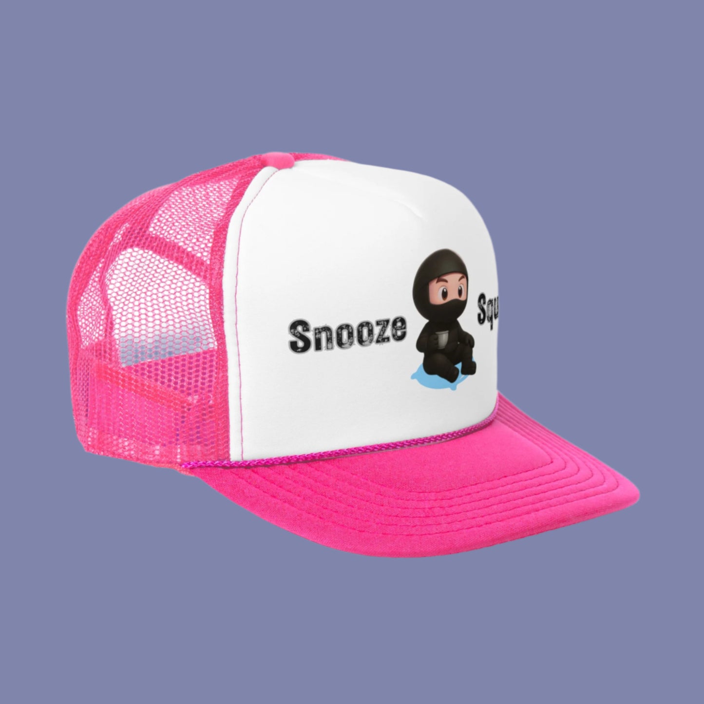 Snooze Squad Kaito Trucker Cap - Lo-Fi Ninja Vibes!