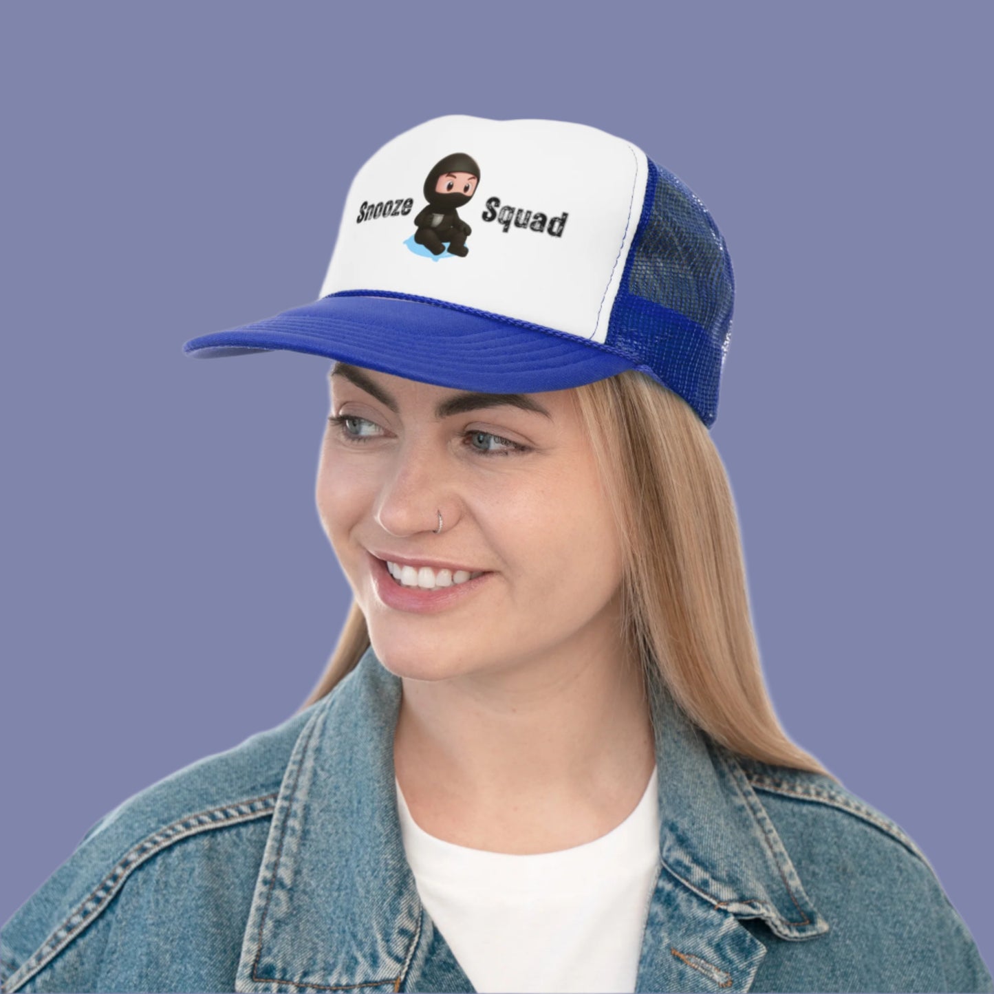 Snooze Squad Kaito Trucker Cap - Lo-Fi Ninja Vibes!