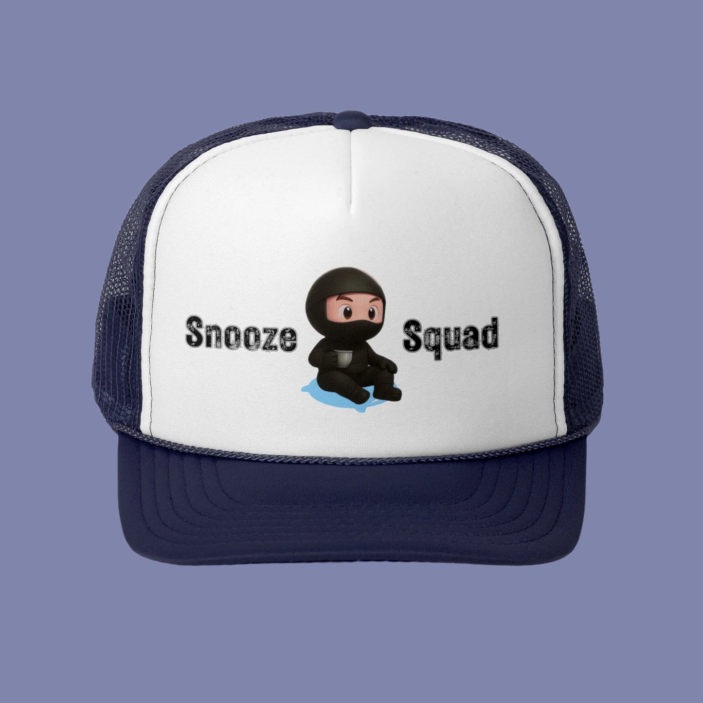 Snooze Squad Kaito Trucker Cap - Lo-Fi Ninja Vibes!