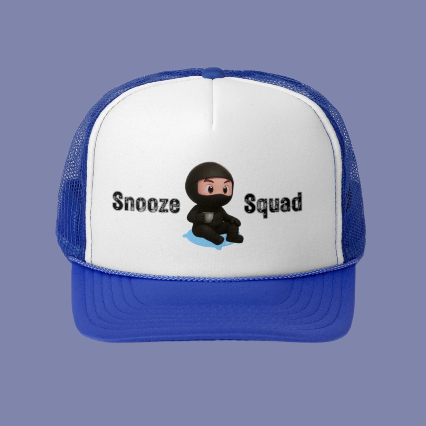 Snooze Squad Kaito Trucker Cap - Lo-Fi Ninja Vibes!