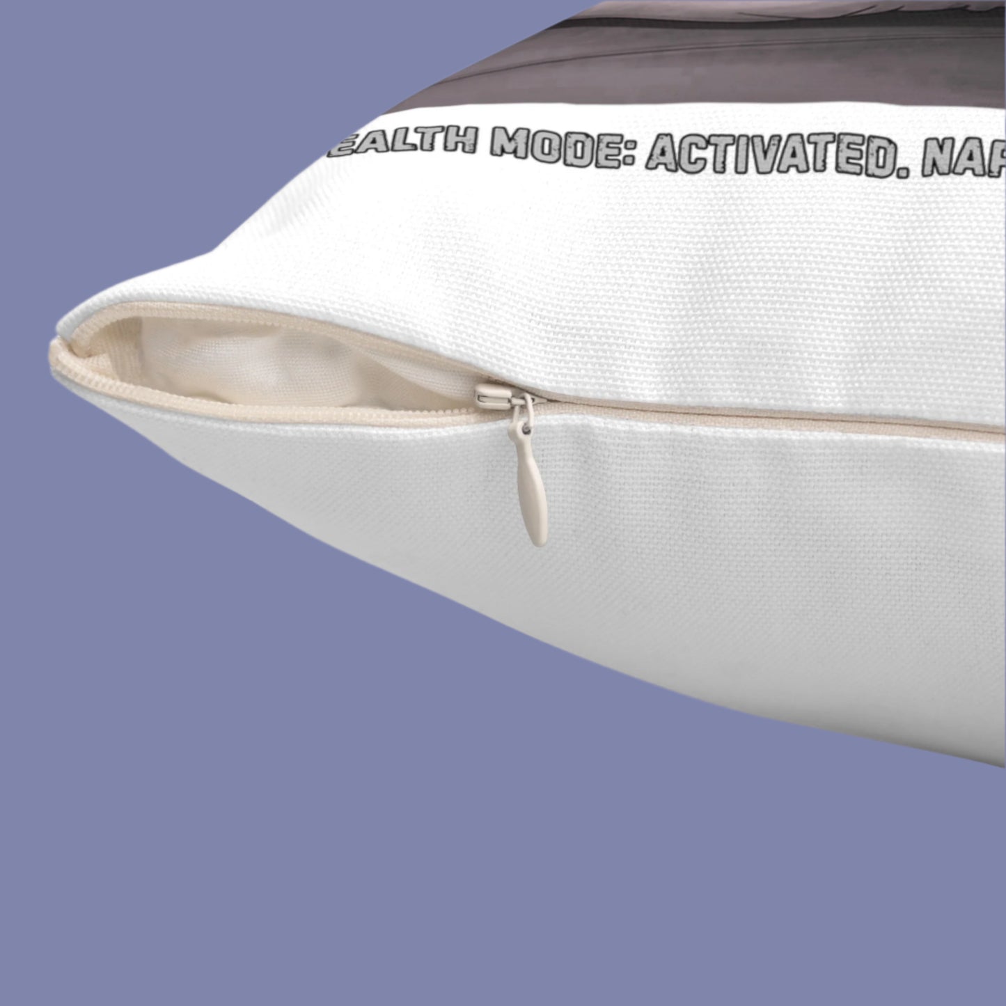 Ninja Nap Throw Pillow - I Finish My Mission and Vanish in a Puff of Pillows