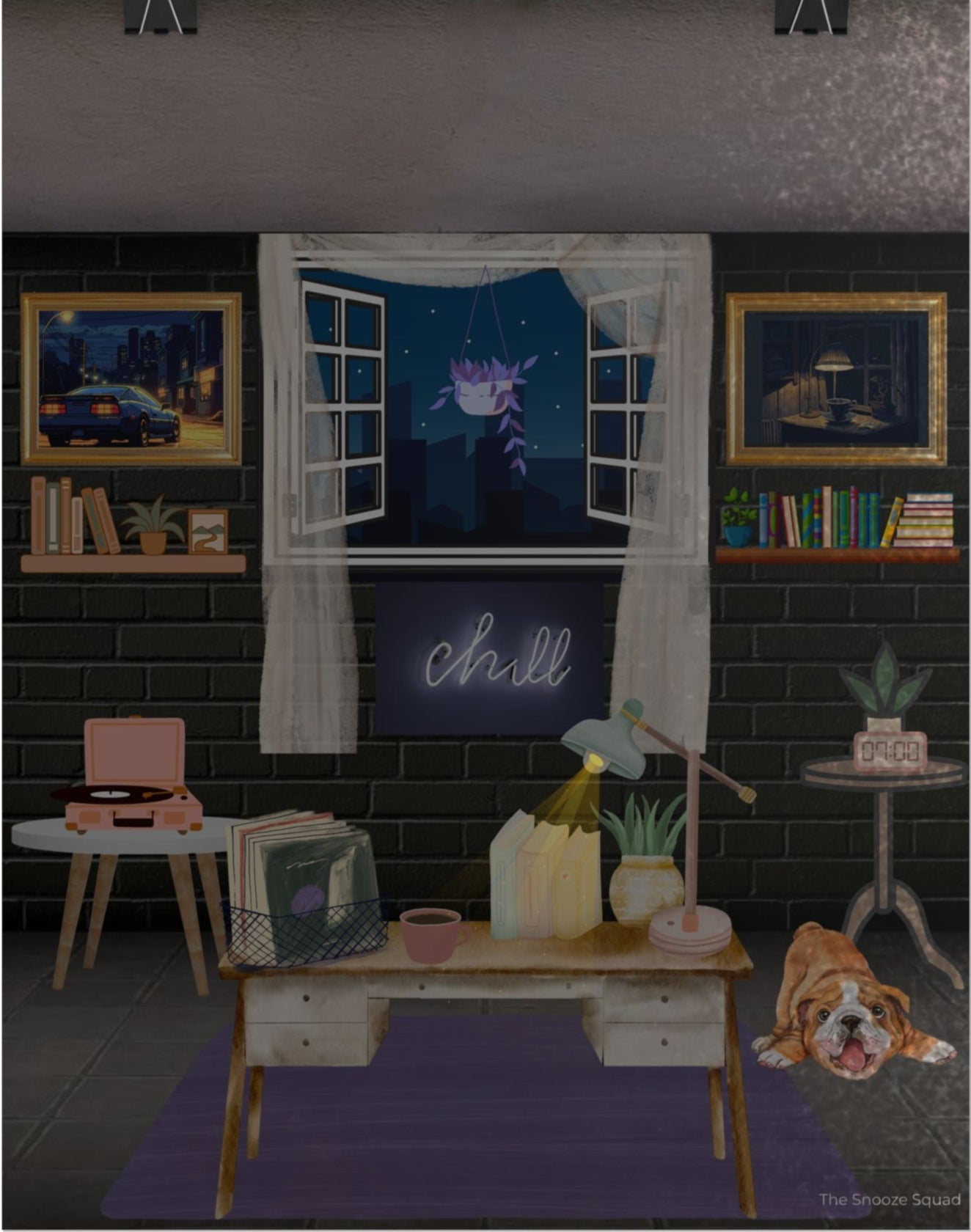 Chill Vibes Rolled Poster for Cozy Home Decor