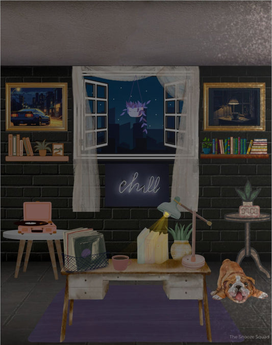 Chill Vibes Rolled Poster for Cozy Home Decor