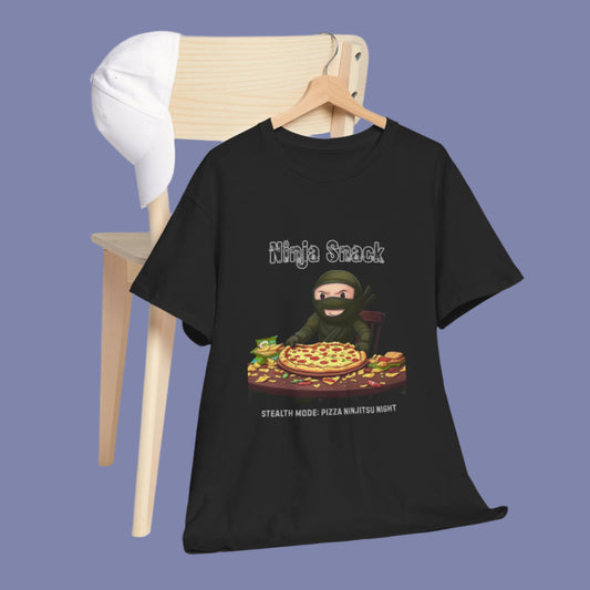 Ninja Snack Tee - Stealth Mode: Pizza Ninjitsu Night!