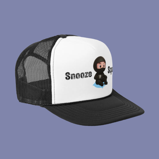 Snooze Squad Kaito Trucker Cap - Lo-Fi Ninja Vibes!